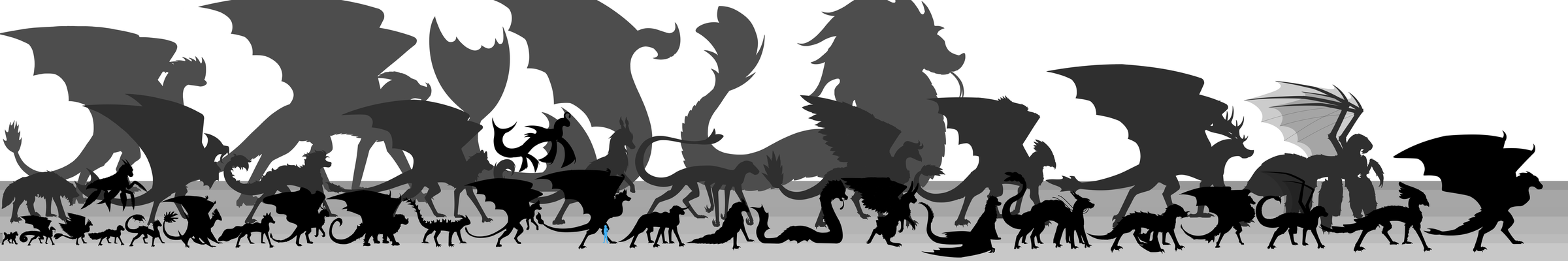 Dragon Species — Height Comparison
